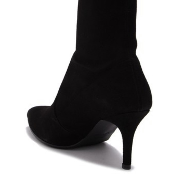 Stuart Weitzman suede cling bootie - new Sz 6 - Picture 5 of 8